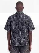 Obsidian Black Laser Velvet Shirt