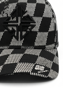 Obsidian Black Checkerboard Cap