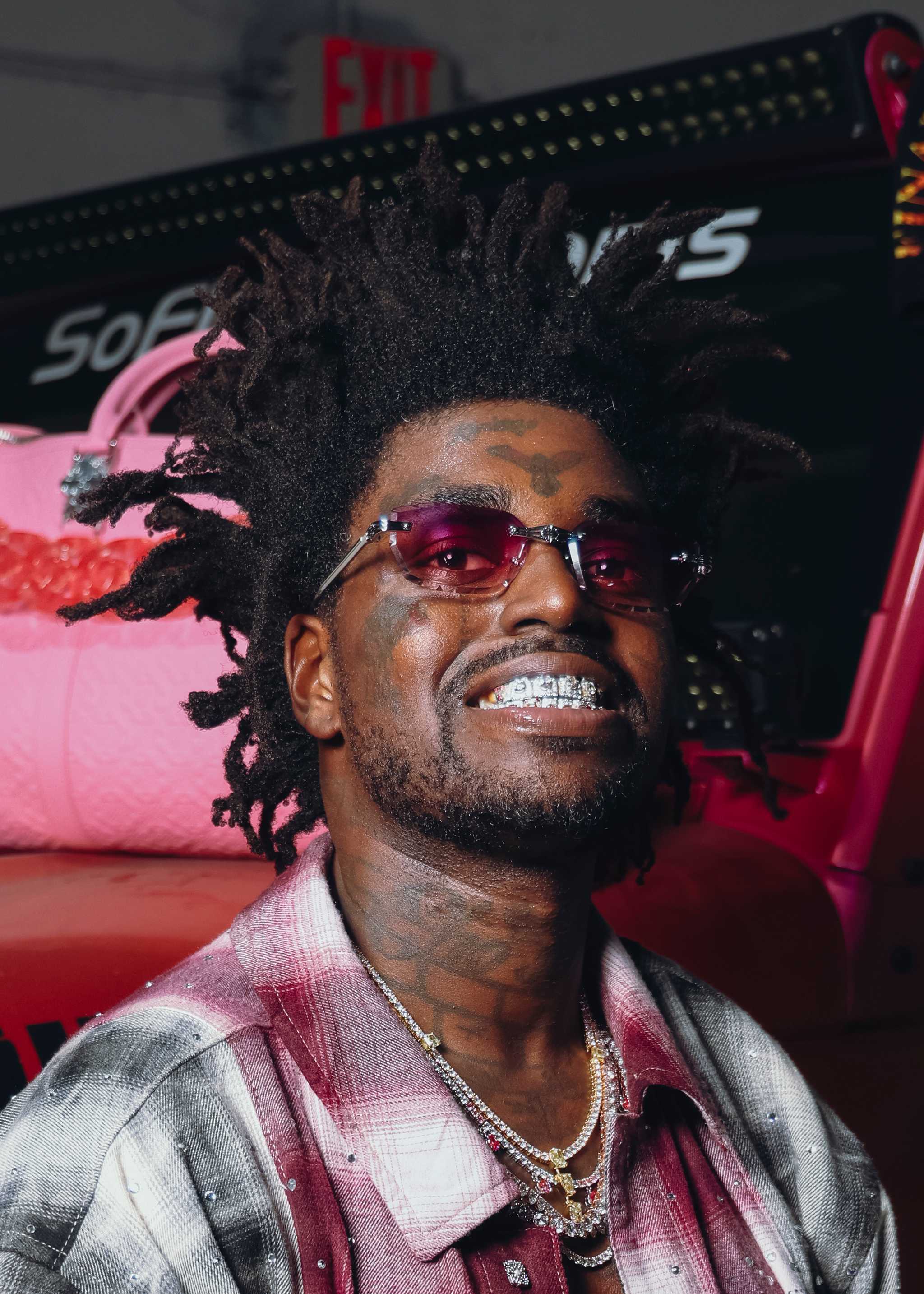 Purple Rain Icon Glasses