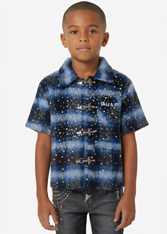 Kids Blue Rivet Fury Shirt