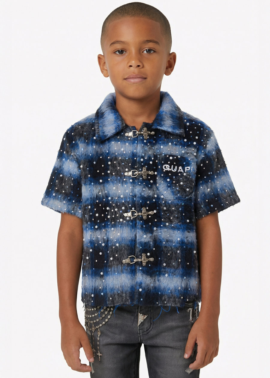 Kids Blue Rivet Fury Shirt