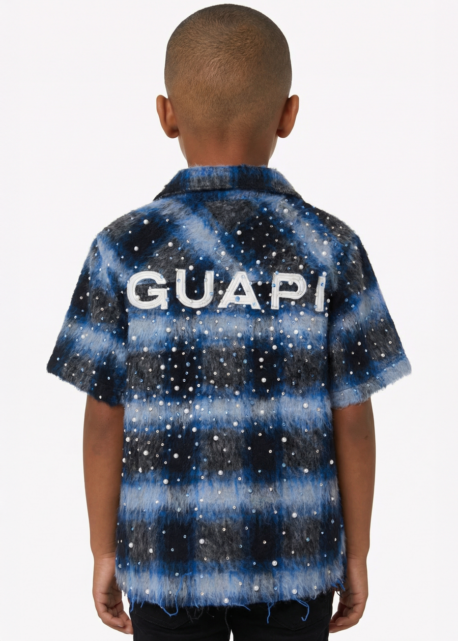 Kids Blue Rivet Fury Shirt