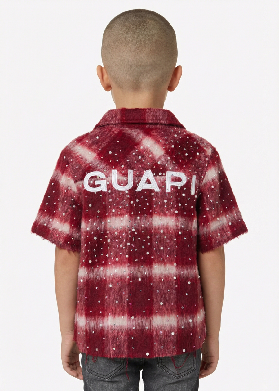 Kids Red Rivet Fury Shirt