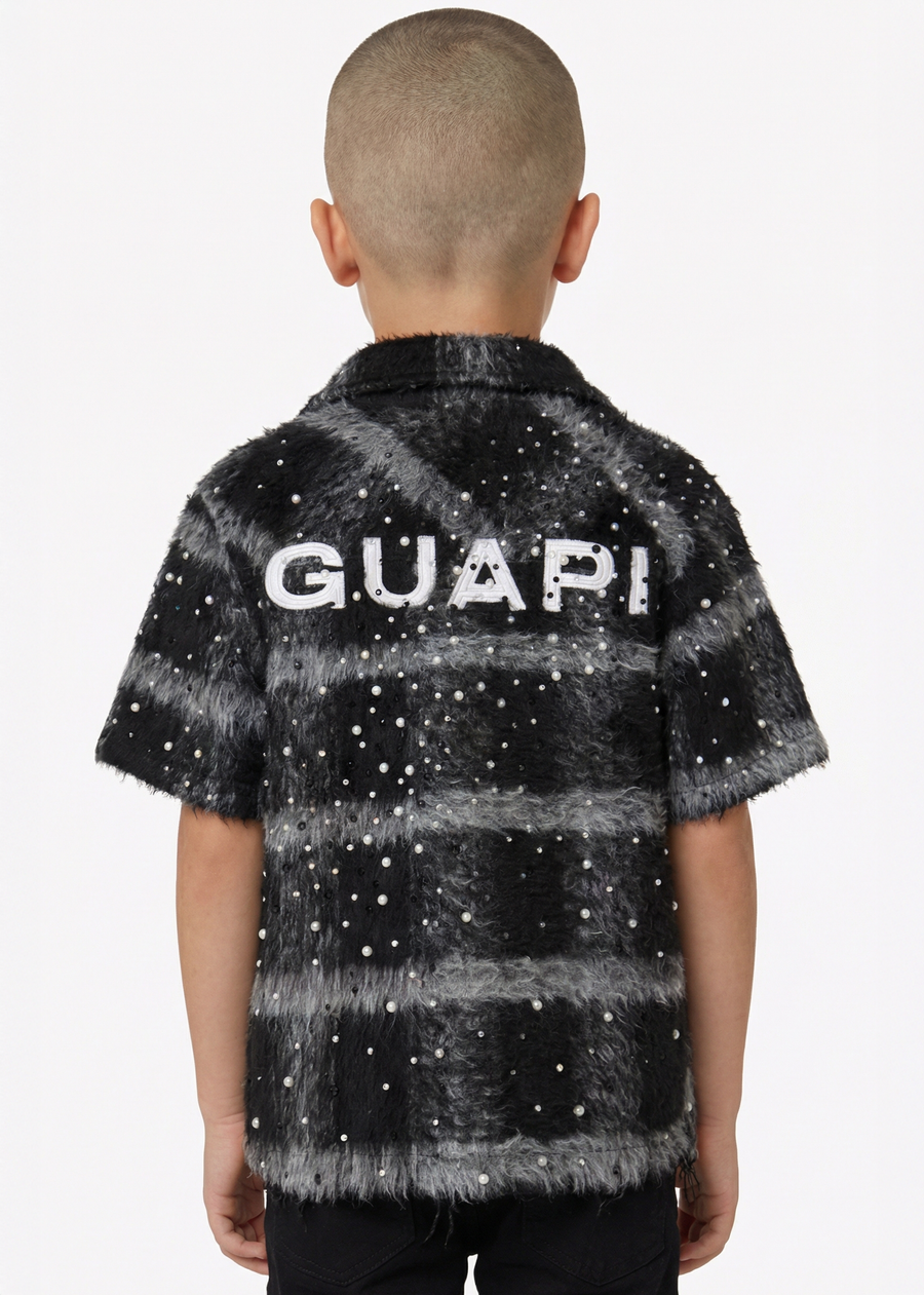 Kids Black Rivet Fury Shirt