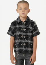 Kids Black Rivet Fury Shirt