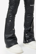 Black Coffin Arc Leather Pant