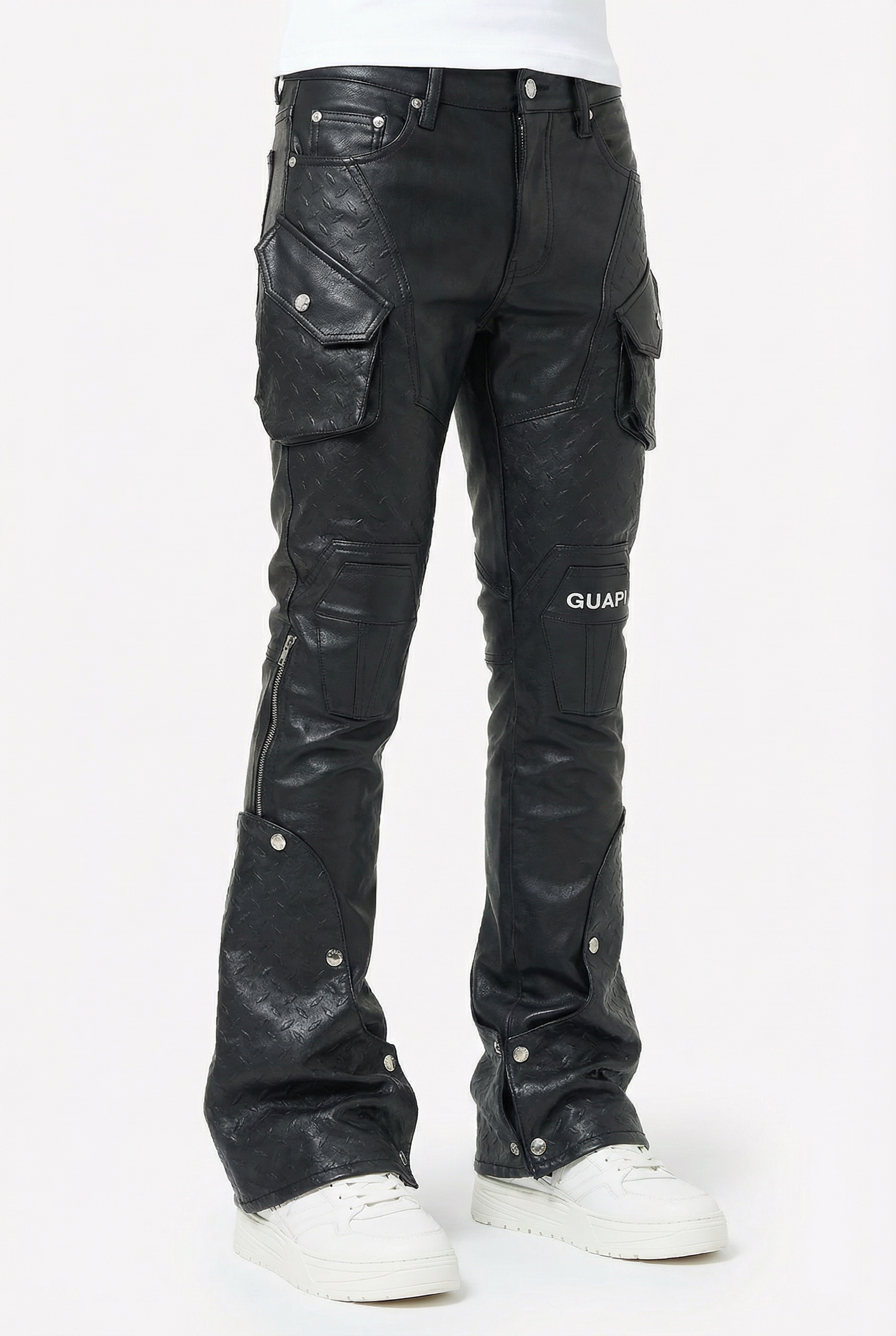 Black Coffin Arc Leather Pant – GUAPI CLOTHING FZ-LLC Black Coffin Arc Leather Pant – GUAPI CLOTHING FZ-LLC
