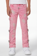 French Rose Buckle Kids Denim