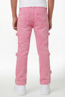 French Rose Buckle Kids Denim