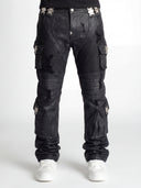 Black Ops Waxed Straight Leg Denim