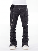 Black Waxed Rope Denim