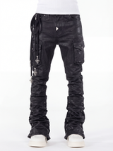 Black Waxed Rope Denim
