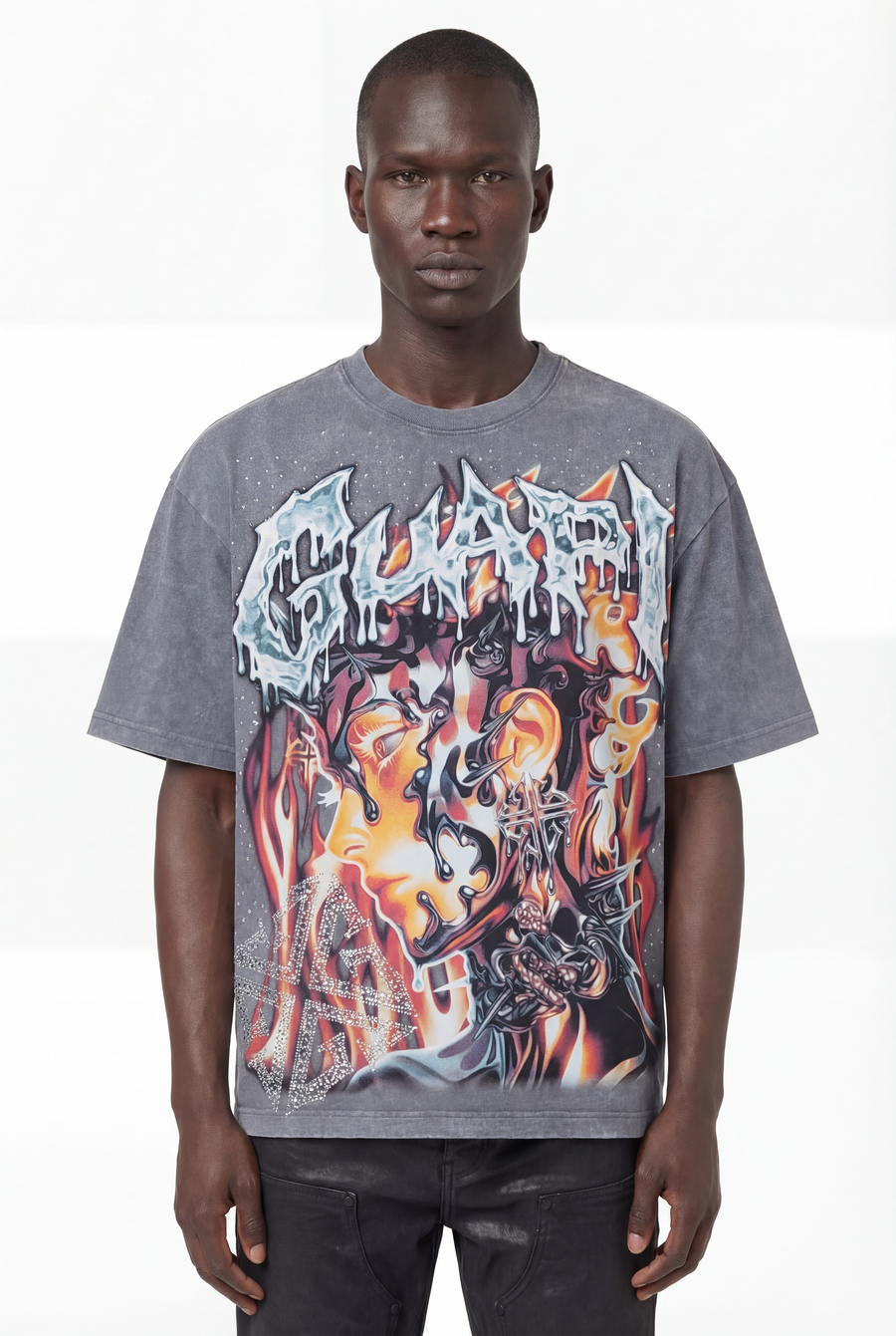 Grey Cyborg Tee