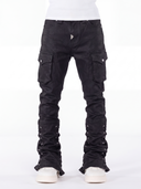 Black Waxed Rope Denim
