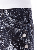 Obsidian Black Laser Velvet Shorts