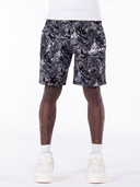 Obsidian Black Laser Velvet Shorts