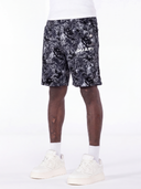 Obsidian Black Laser Velvet Shorts