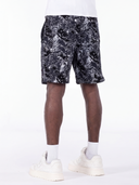 Obsidian Black Laser Velvet Shorts