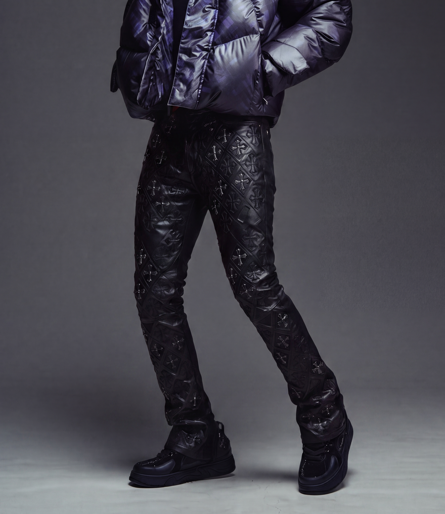 All Black Relic Waxed Denim