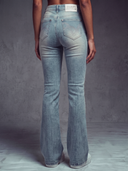 Aqua Blue Embellished Knight Denim