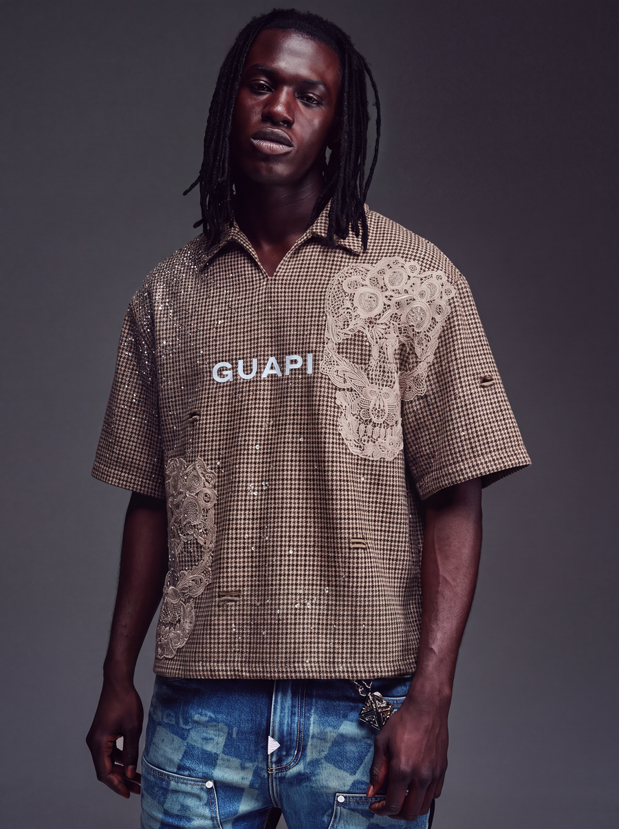 Houndstooth Skull Shirt