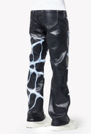 Chrome Web Leather Pant