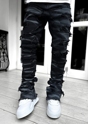 Obsidian Black Smoke Denim
