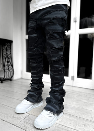 Obsidian Black Smoke Denim