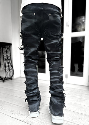 Obsidian Black Smoke Denim
