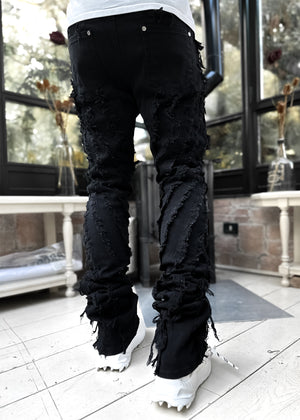 Obsidian Black Mummy Denim