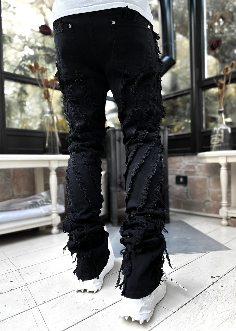 Obsidian Black Mummy Denim