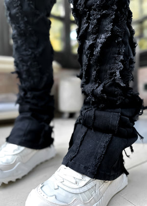Obsidian Black Mummy Denim