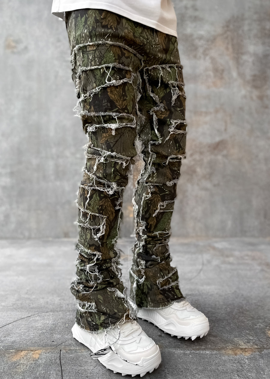 Camo Blood Diamond Stacked Denim V2
