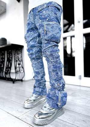 Sapphire Blue Laser Denim