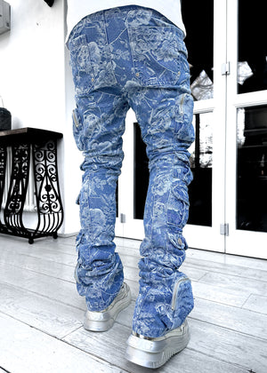 Sapphire Blue Laser Denim