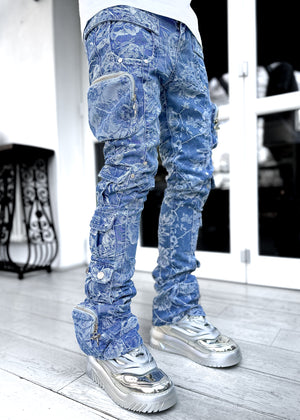 Sapphire Blue Laser Denim