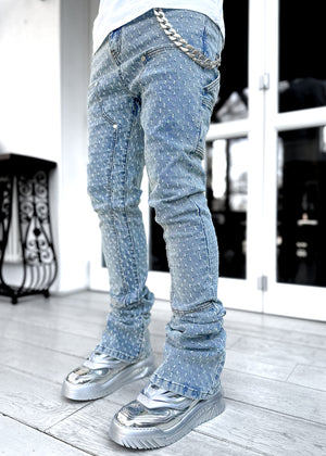 Powder Blue Laser Denim