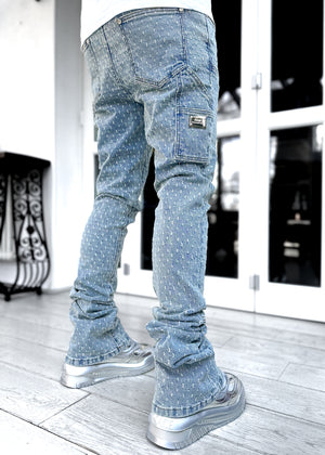Powder Blue Laser Denim