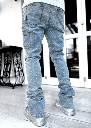 Powder Blue Laser Denim