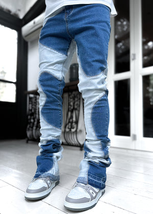 Vintage Blue Wavy Denim