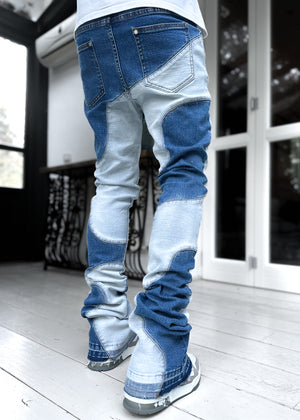 Vintage Blue Wavy Denim